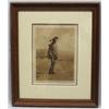 Image 1 : 1908 Curtis Photogravure Print''White Man Runs Him''