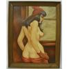 Image 1 : Framed Original Nude Painting by Alan Moore