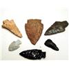 Image 2 : 6 Arrowheads from Midwest