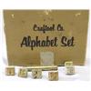 Image 1 : Vintage Brass Alphabet Stamp Set In Original Box