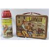 Image 1 : Lawman Tin Lunch Box and Roy Rogers Thermos
