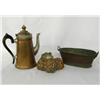 Image 1 : Collection Vintage Copper Tea Pot, Bowl, Molds