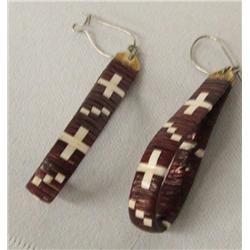Lakota Porcupine Quill Earrings