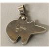 Image 2 : Navajo Inlay Jet Bear Pendant