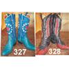 Image 1 : Tony Lama back boots w/ red lizard