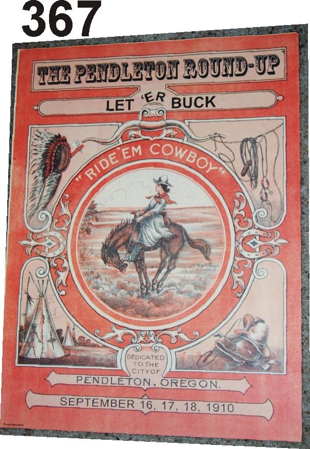 Pendleton rodeo poster