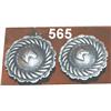 Image 1 : silver conchos horsehead pattern 13/4"