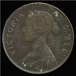 1865 Canada Newfoundland Large Cent RARE (COI-6768)