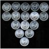 Image 2 : 1986-2005 Silver Eagle GEM Unc Set 16 Pcs (COI-6311)