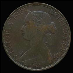 1864 Canada Nova Scotia Large Cent RARE (COI-6771)