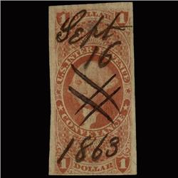 1870 Scarce Portugal 5r Black Used Stamp (STM-1341)