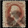 Image 1 : 1870 SCARCE US 6c Lincoln Rose Used Stamp (STM-1298)
