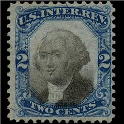 1870s US Revenue Stamp 2c Uncancelled (STM-1394)