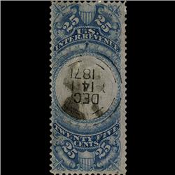 1870s US Revenue Stamp 25c (STM-1400)