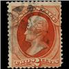 Image 1 : 1870 SCARCE US 2c Jackson Red Brown Used Stamp (STM-1302)