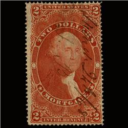 1860s US Revenue Stamp $2 Mortgage (STM-1429)