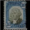 Image 1 : 1870s US Revenue Stamp 10c Rare Error (STM-1399)