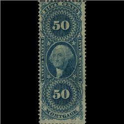 1860s US Revenue Stamp 50c Mortgage Uncancelled (STM-1508)