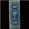 Image 1 : 1860s US Revenue Stamp 50c Conveyance (STM-1455)