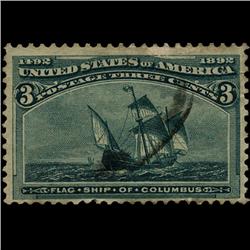 1892 US Colombian Exposition 3c Used Stamp (STM-1405)