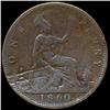 Image 2 : 1860 British Victoria Penny Circulated (COI-7386)