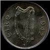 Image 2 : 1942 Ireland 1/2 Crown MS65+ (COI-7380)