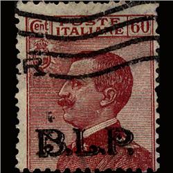 1923 Italy War Charity Ovrprt 60c Stamp Used RARE (STM-1526)