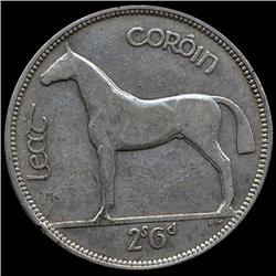 1930 Ireland 1/2 Crown Higher Grade (COI-7372)