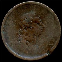 1805 Early Ireland Hibernia 1p (COI-7361)