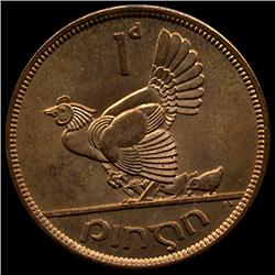 1949 Ireland 1p MS64+ (COI-7362)