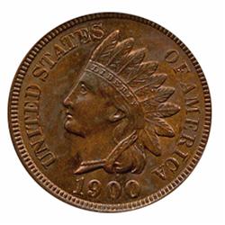 1900 Indian Cent Uncirculated MS65+ RB (COI-7513)