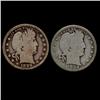 Image 1 : 1899O Barber Quarters Pair Better Circulated (COI-7421)