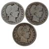 Image 1 : 1913d Barber Quarters Lot of 3 Better Circulated (COI-7434)