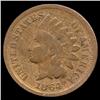 Image 1 : 1864L Indian Cent Better Circulated Copper (COI-7459)
