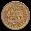 Image 2 : 1864L Indian Cent Better Circulated Copper (COI-7459)