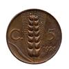 Image 2 : 1924 Italy 5c Uncirculated MS64+ (COI-7570)