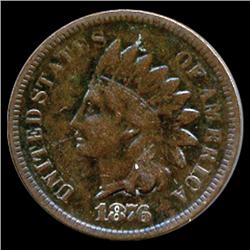 1876 Indian Cent Higher Grade (COI-7481)