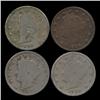Image 1 : 1893 Liberty Nickel Better Circulated Lot of 4 (COI-7622)