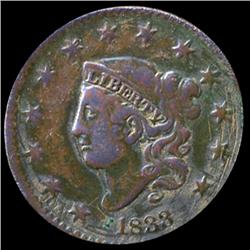 1833 Lg Cent High Grade ERROR (COI-7594)