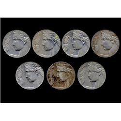 1913-21 Italy 20c Higher Grade Lot of 7 (COI-7581)