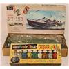 Image 1 : Lot - Vintage Model Paint And Revell Pt-109 Model 