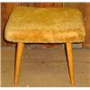 Image 1 : Vintage Wool Covered Foot Stool From Germany