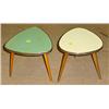 Image 1 : Lot Of 2 Mid Century Modern Foot Stools From Germa