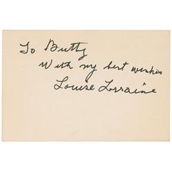 Tarzan: Louise Lorraine