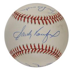 Sandy Koufax, Duke Snider, and Tommy Lasorda