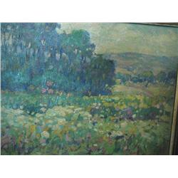 Impressionist Landscape Artist unknown. Original Painting  Oil on canvas