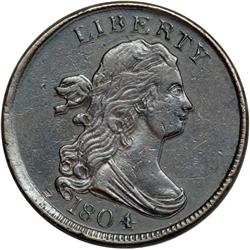 1804 C-11 R2 Plain 4 with Stems VF35.