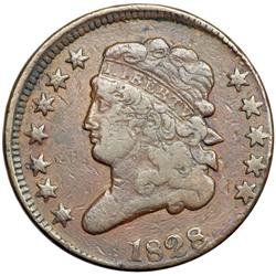 1828 C-2 R1 12-Star Obverse F12.