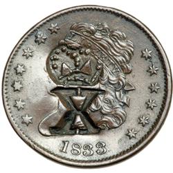 1833 C-1 R1 Counterstamped EF40.