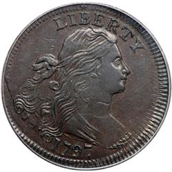 1797 S-139 R1 PCGS graded AU58.